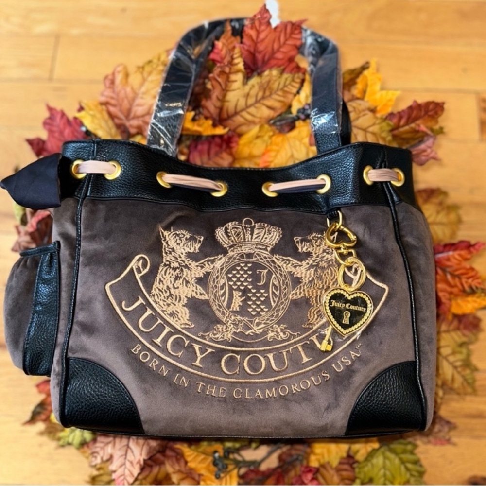 Juicy Couture UK exclusive brown and black daydreamer NWT